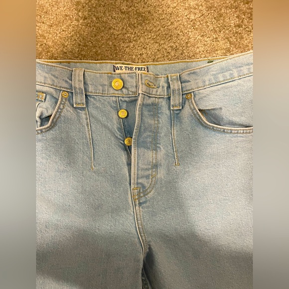 Free People Light Wash Skinny Jeans Size 29 - Picture 5 of 6